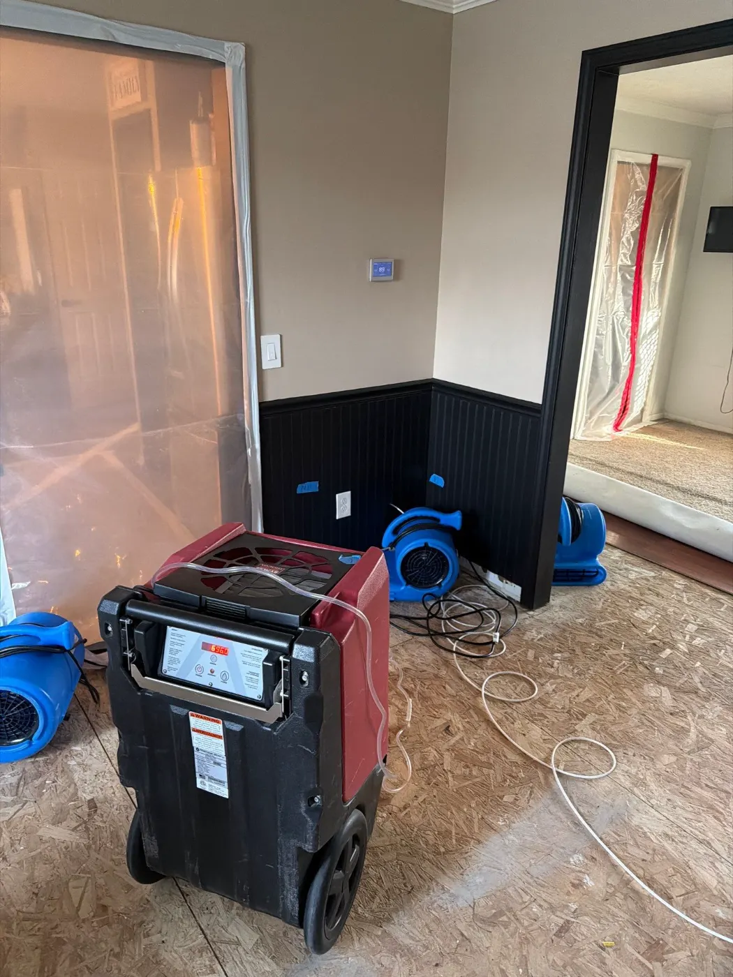 Moisture mapping with thermal imaging in Hamilton County, IN